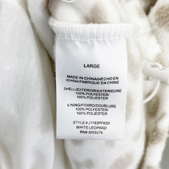 Thread & Supply X Stitch Fix Calista Leopard Half-Zip Fleece Jacket NWT - Picture 12 of 13